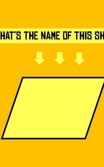 Quiz: Name More Shapes Than An 11 Year Old