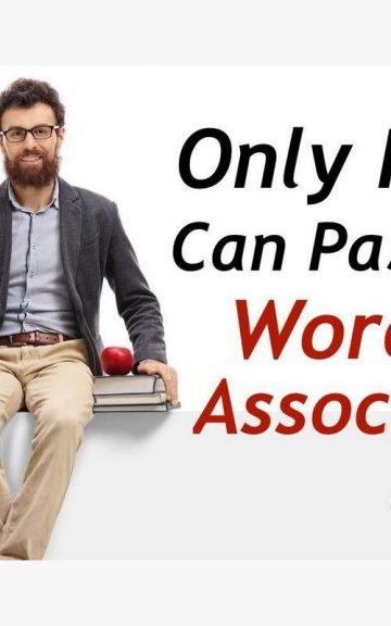 Quiz: PhDs Can Pass This Word Association Quiz
