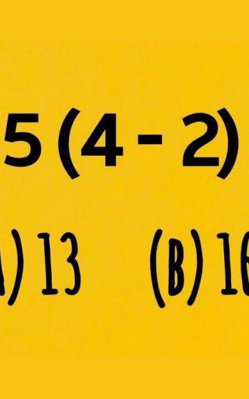Quiz: This Math Drill Is Driving The Internet Nuts