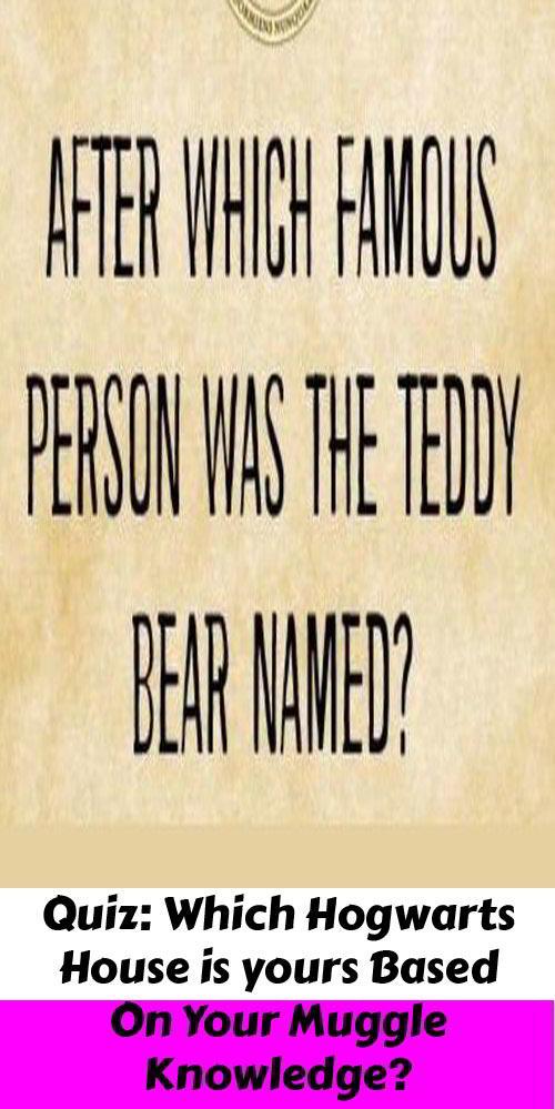 Quiz Which Hogwarts House is yours Based On Your Muggle Knowledge?