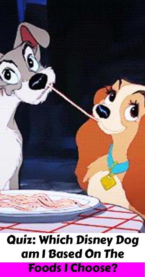 Quiz Which Disney Dog am I Based On The Foods I Choose?