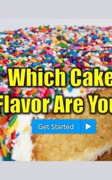 Quiz: Which Cake Flavor am I?