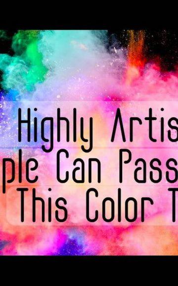 Quiz: Highly Artistic People Can Pass This Colour Test