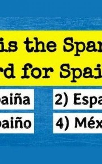 Quiz: 5% Of The Population Pass A Basic Spanish Drill