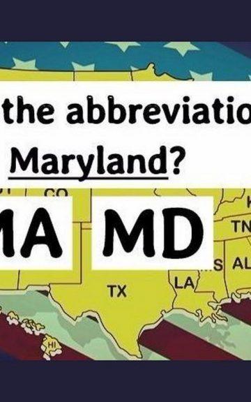 Quiz: New Poll Shows Only 1 In 50 Americans Know The Abbreviations Of These 24 US States