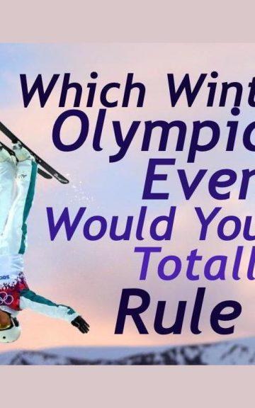Quiz: Which Winter Olympic Event Would I Totally Rule At?