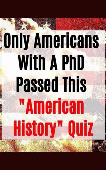 Quiz: Only people with A PhD Passed This American History Quiz
