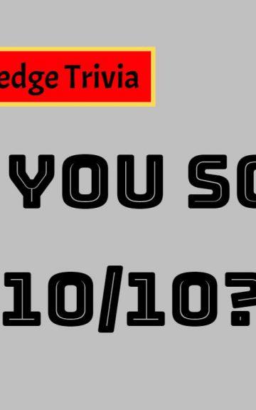 Quiz: Ace This General Knowledge Trivia If You're A Genius