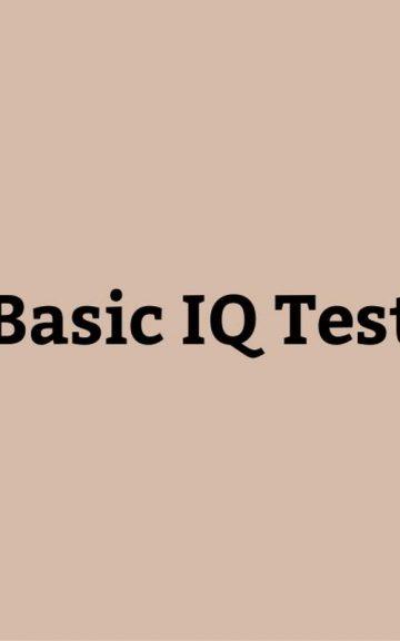 Quiz: Try A Basic IQ Quiz To Test Your Intelligence