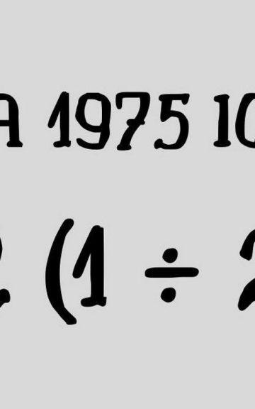 Quiz: Crack 15 Tricky Equations From A 1975 IQ Test