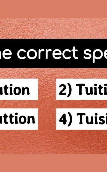 Quiz: Nobody Can Pass This Confusing Spelling Test On The First Try