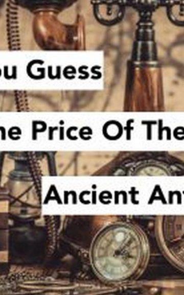 Quiz: Guess How Much These Ancient Antiques Are Worth