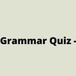 Quiz: Try An Impossible Grammar Quiz From 1965