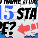 Quiz: 5% Of Americans Name At Least 15 States Just From Their Shape