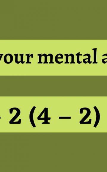 Quiz: Pass A Basic Mental Agility Test