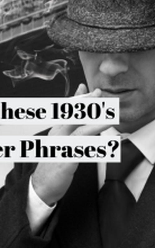 Test Your Knowledge of 1930s New York Gangster Slang