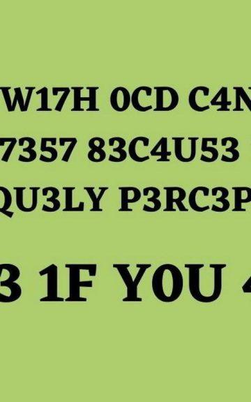 Quiz: People With OCD Can Ace This Encrypted IQ Test