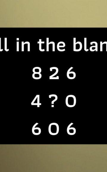Quiz: Pass A Tricky IQ Test